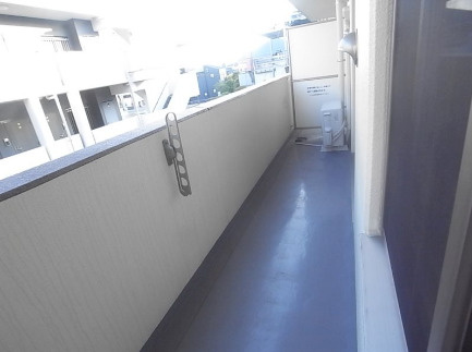 カームハイツ5番館のバルコニー