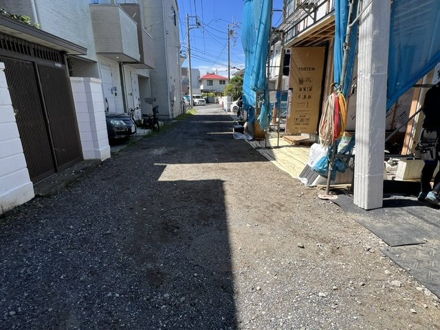 ◎茅ヶ崎市赤松町　新築戸建　3号棟の前面道路含む現地写真|2026.9月撮影★