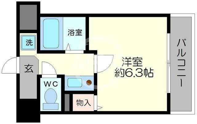 ディナスティ清水谷Ⅱの間取り|ディナスティ清水谷Ⅱ　開放的な間取り