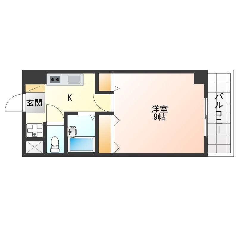 エストゥディオ甲子園口の間取り