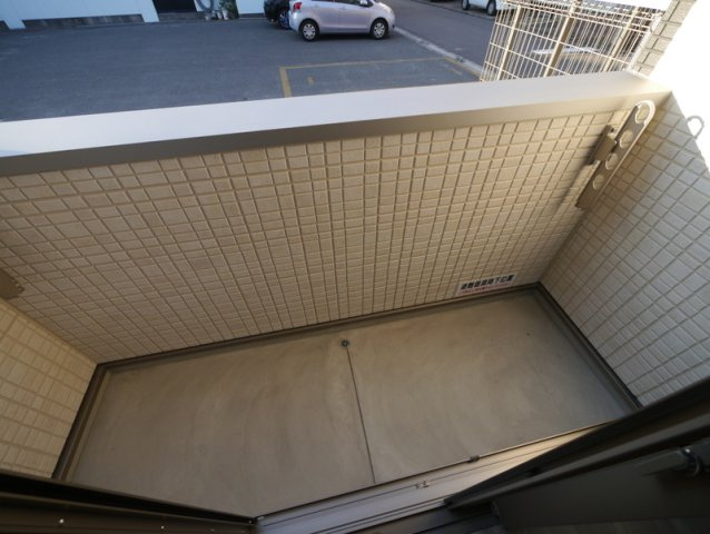 ciel馬出　馬出小学校区のバルコニー|ciel馬出
