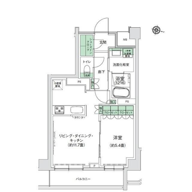 スタイリオ三軒茶屋の間取り|間取りです