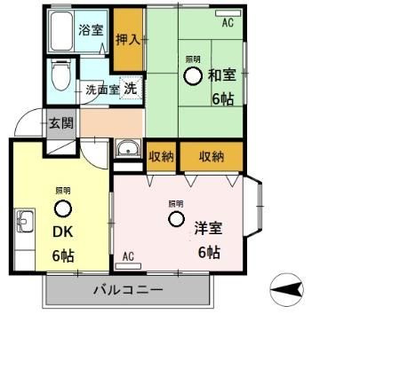 アンフィニＭＡＲＵＥＩの間取り