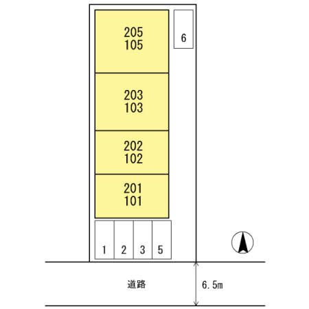 アンフィニＭＡＲＵＥＩの区画図