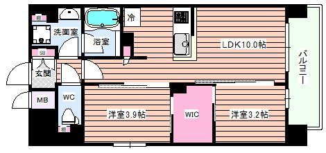 【間取り】 | ソルレヴェンテ新梅田
