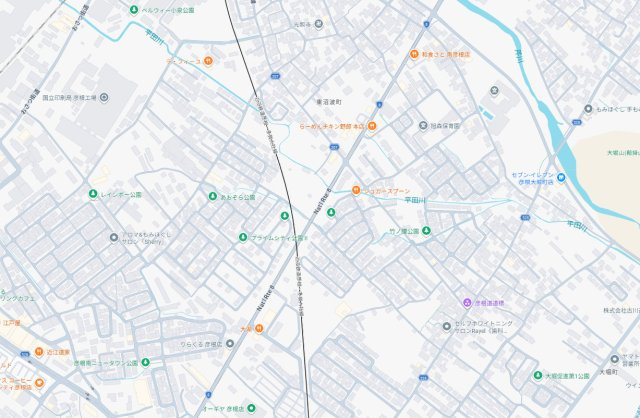 彦根市東沼波町　第7期　新築一戸建ての地図