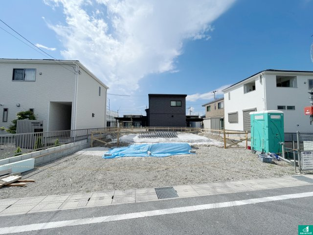 彦根市東沼波町　第7期　新築一戸建ての外観|現在の進捗状況です！順調に作業進行中、完成が待ち遠しいです！詳細の間取り等、お気軽にお問い合わせください！