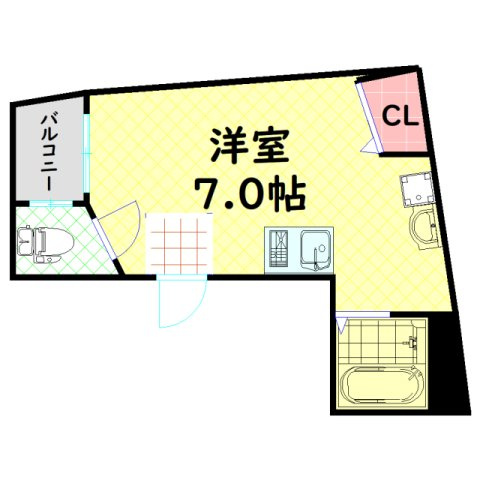 【間取り】 | ステイタス難波