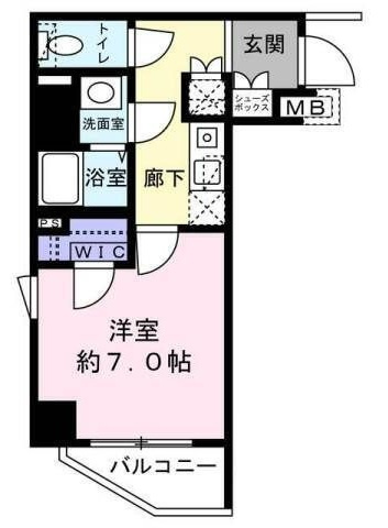 ミライズ早稲田レジデンスの間取り|間取りです。