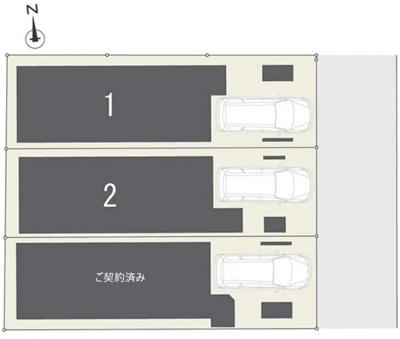 【区画図】 | 中野区丸山1丁目　新築戸建　№2 7980万円