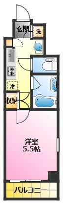 ルーブル川崎中丸子の間取り|宅配ボックス☆エレベーター☆オートロック付☆
