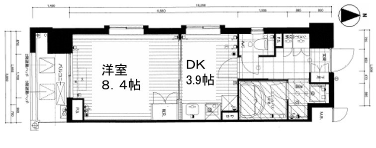ベラジオ五条堀川の間取り