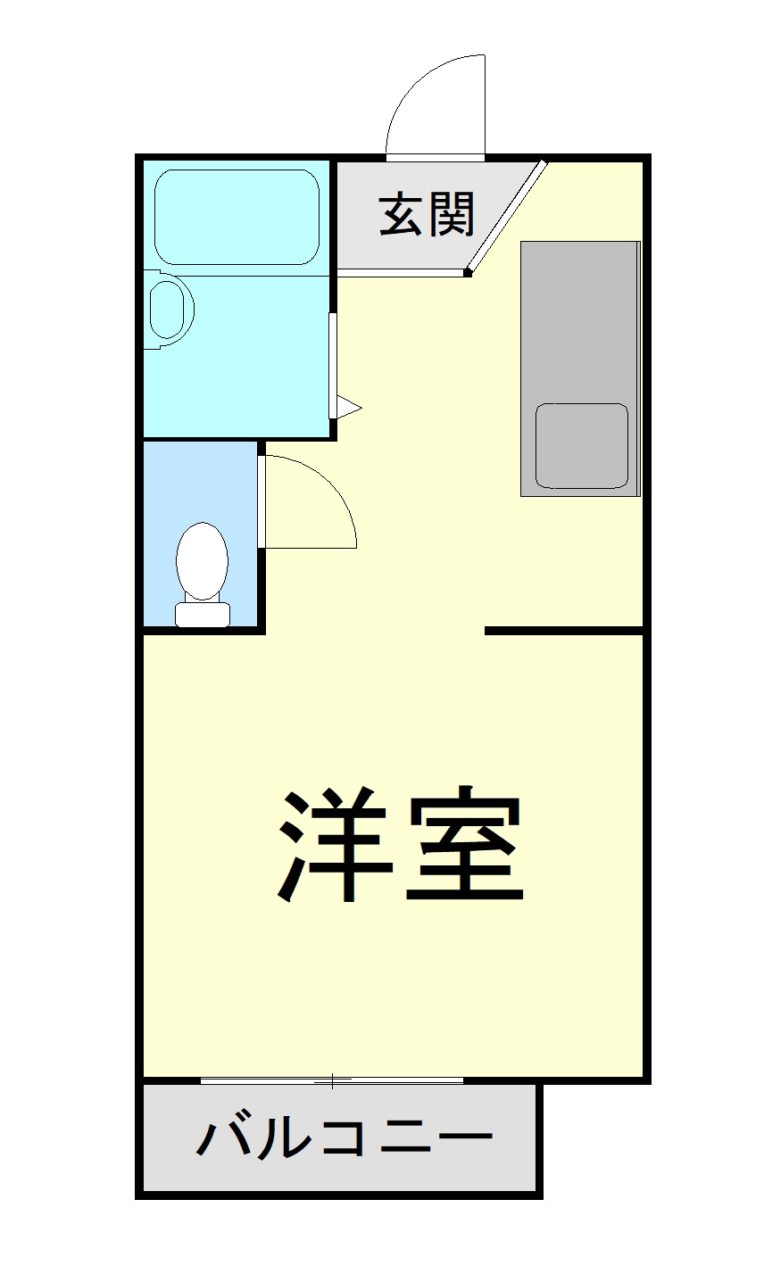 クァトルセゾン六甲道の間取り