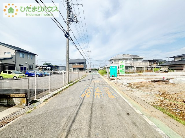 【前面道路含む現地写真】 | 阿見町阿見第7　新築戸建　1号棟 | 8/20