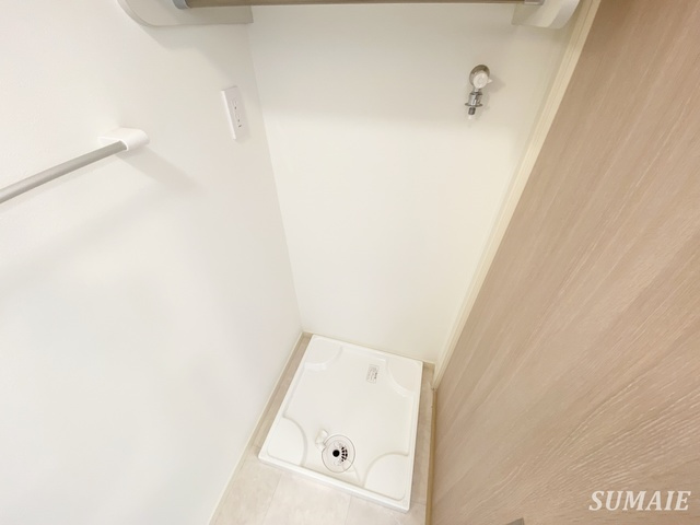 saule新都心の洗面所|室内洗濯機置き場です！