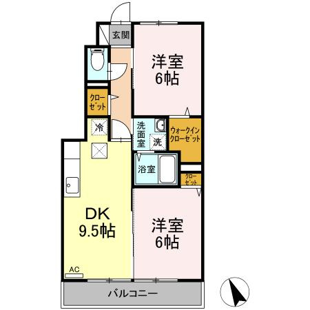 【間取り】 | ローズコートＨＢ