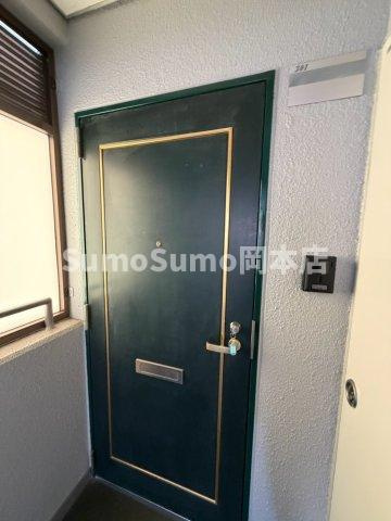 ベルヴィ本山中町の玄関|毎日通る玄関はこちらです