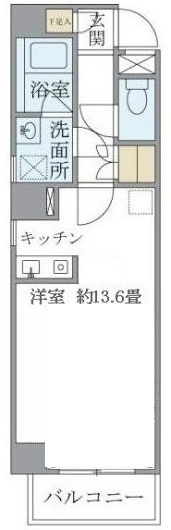 グランディール広尾の間取り|間取りです。