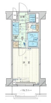 中野区上鷺宮２丁目の賃貸マンションの間取り