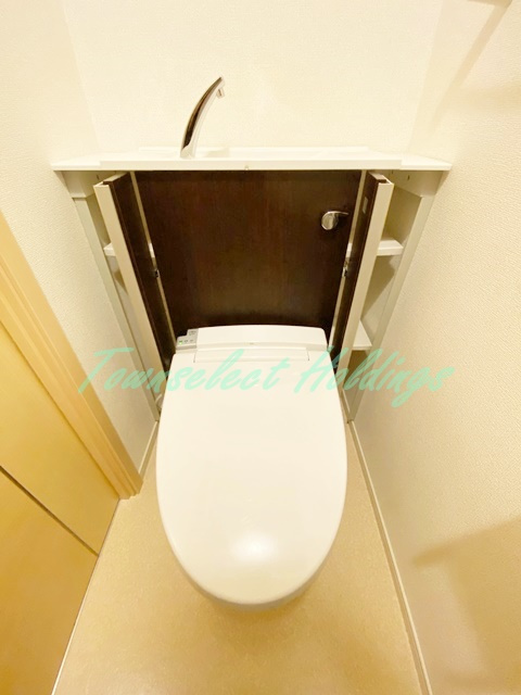 藤沢市石川１丁目の賃貸マンションのトイレ|清潔感のあるトイレです