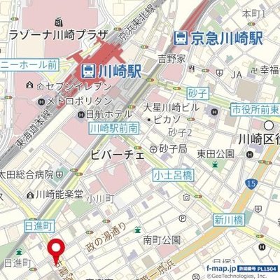 【地図】 | スカイコート川崎第２