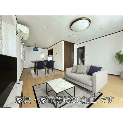 【居間・リビング】 | 多磨町１丁目貸家-定期借家5年-