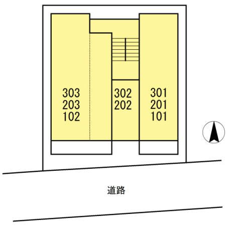 アレグリアの区画図