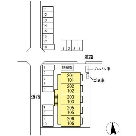 Ｃｏｒａｌ　Ｒｅｅｆ　Ｋの区画図