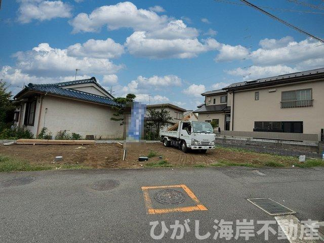 茅ケ崎市香川５丁目　新築戸建の外観|9月5日撮影　造成工事中　現地外観