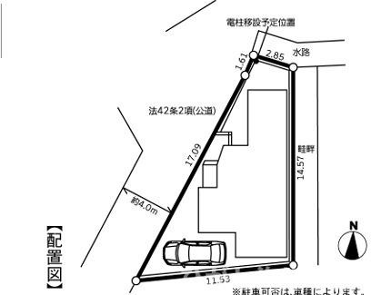茅ケ崎市香川５丁目　新築戸建の区画図|区画図