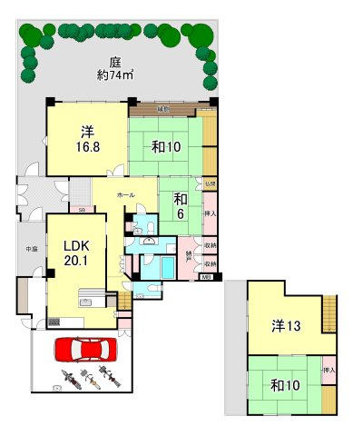 ベルヴィ本山中町の間取り