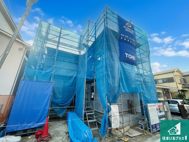 宇治市大久保町南ノ口　新築一戸建ての外観|現在建築中！落ち着いた街並みで新生活を始めることが出来そう！周辺の物件も併せてご紹介させて頂きます！