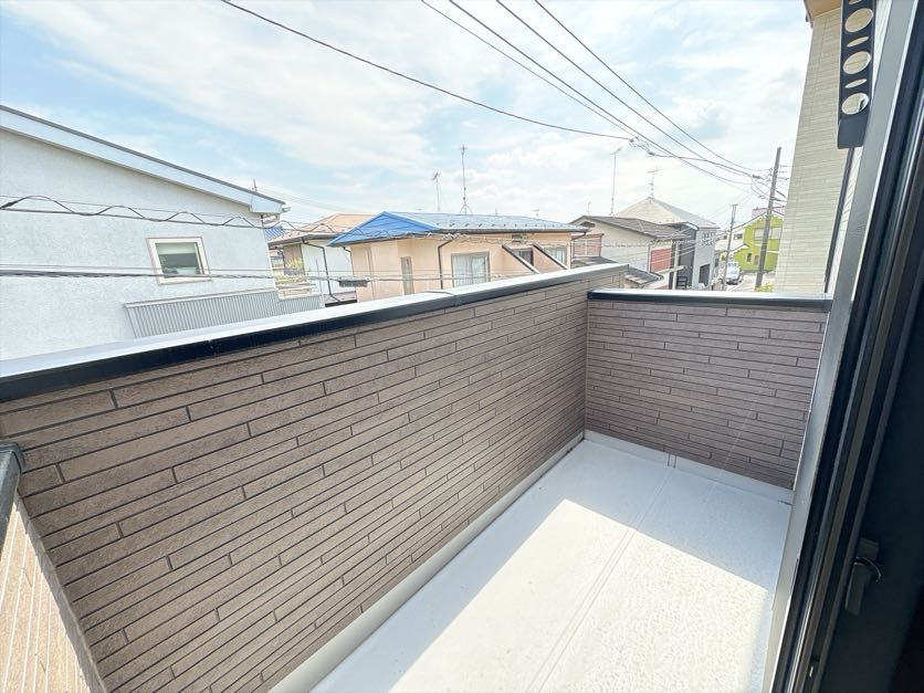 春日部市新宿新田　新築一戸建てのバルコニー