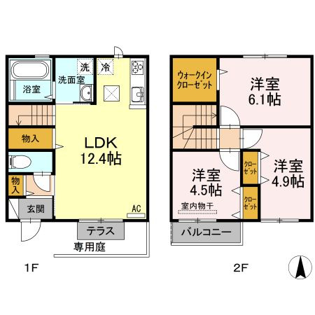 ノース　パーク　Ⅰの間取り