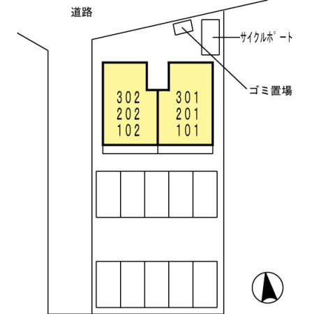 フェア　テラスの区画図