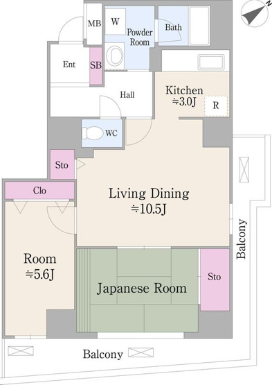 【間取り】 | ハイエスト荻窪 