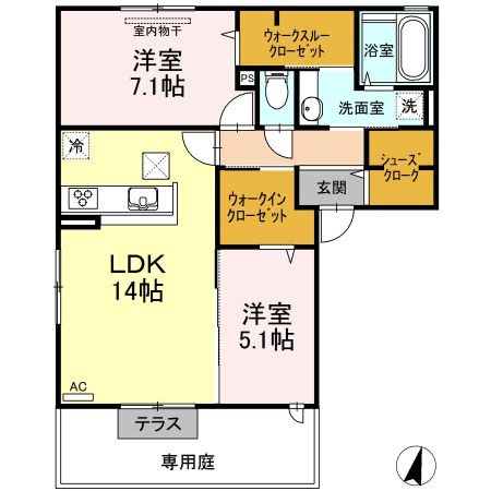 Ｐａｒａｓの間取り