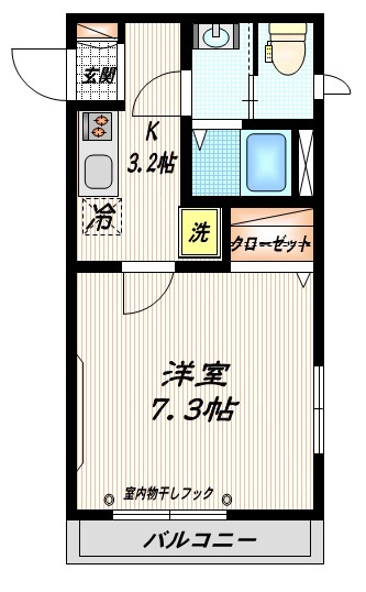 ＫＡＵＨＡＬＥ－Ｋの間取り|★角部屋2面採光★