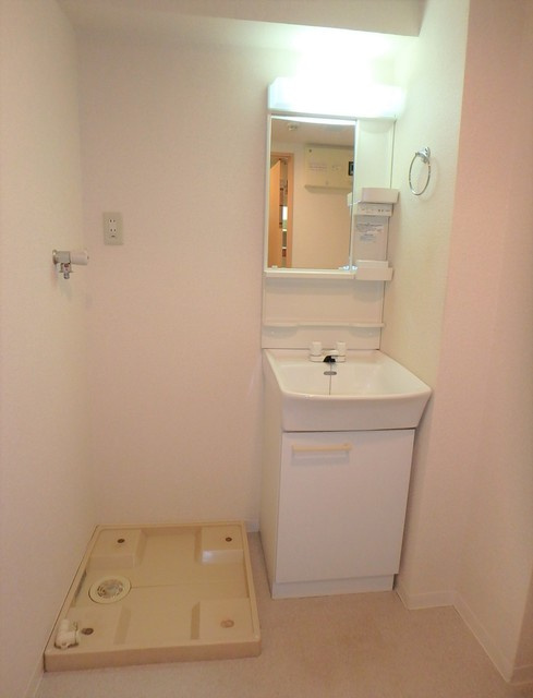 調布市多摩川３丁目の賃貸マンションの洗面所