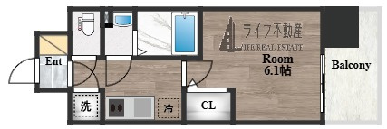 CREST TAPP 大阪EASTの間取り