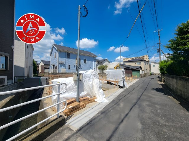 大野城市筒井2丁目第1-3棟（1号棟）の前面道路含む現地写真|見学の時間などお気軽にお問い合わせ下さい。