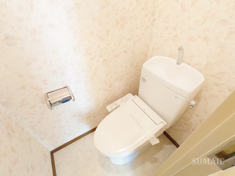 プレステージュ・ミネギシのトイレ|温水洗浄機能付きトイレです☆