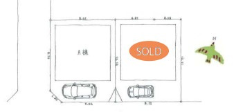 ◎茅ヶ崎市小和田3丁目　新築戸建◎の区画図