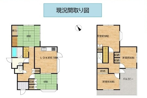 中古戸建　熊谷市上之1157-7（期間限定現況販売）の間取り