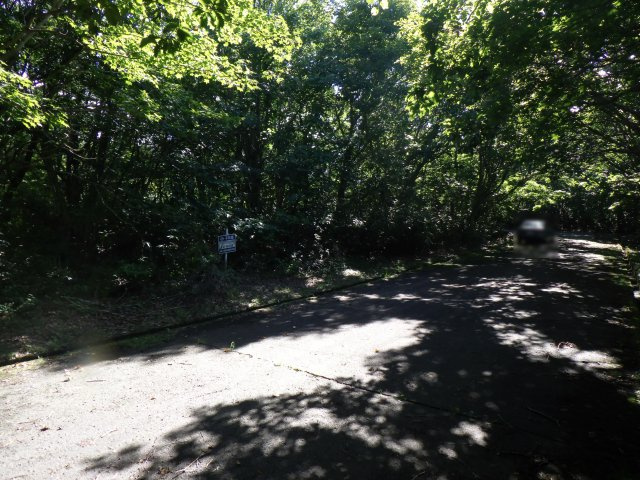 羽鳥湖平和郷別荘地⑬の前面道路含む現地写真