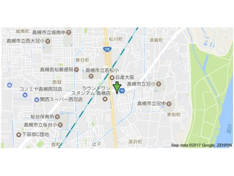 バレーロード辻子の地図