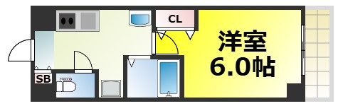 【間取り】 | グランパシフィック堀江WEST 仲介手数料無料
