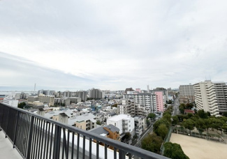 【展望】 | コスモ本山 | 最上階、角住居、陽当たり・通風・眺望良好