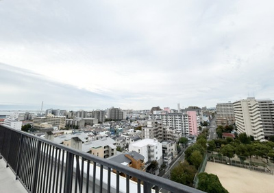 【展望】 | コスモ本山 | 最上階、角住居、陽当たり・通風・眺望良好