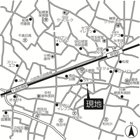 丸元マンションの地図